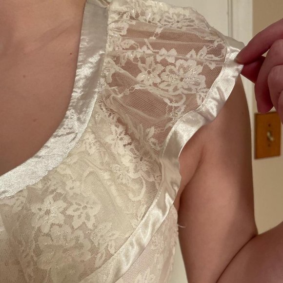 White Ruffle Halter Top - Picture 3 of 3